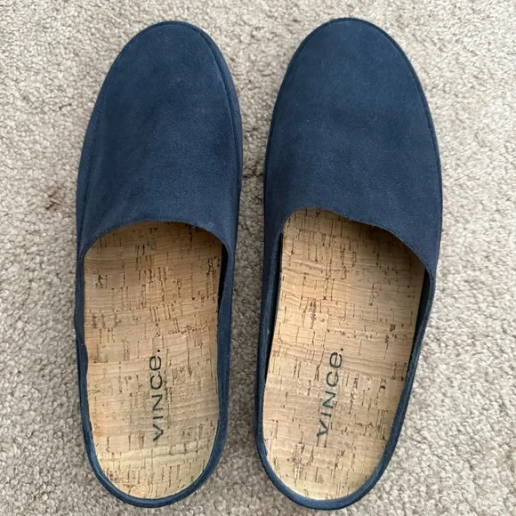 EUC Vince Alonzo Suede Backless Suede Loafer Mule - Picture 4 of 14